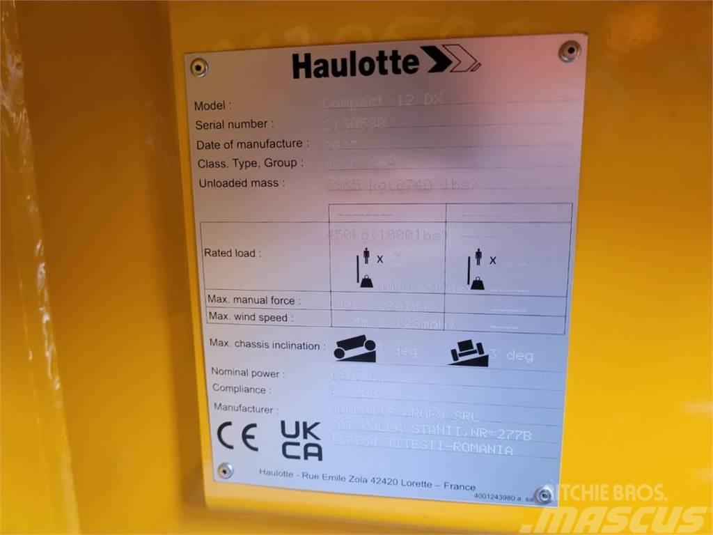 Haulotte COMPACT 12DX Valid Inspection, *Guarantee! Diesel, Piattaforme a pantografo