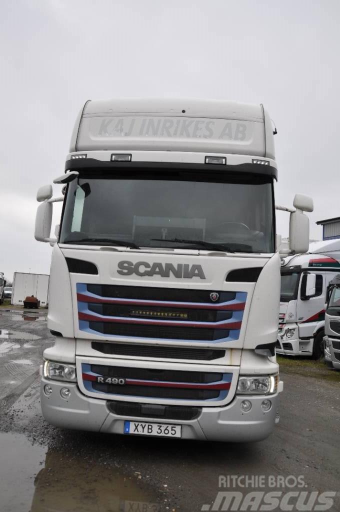 Scania R490 LB6X2MNB Camion portacontainer