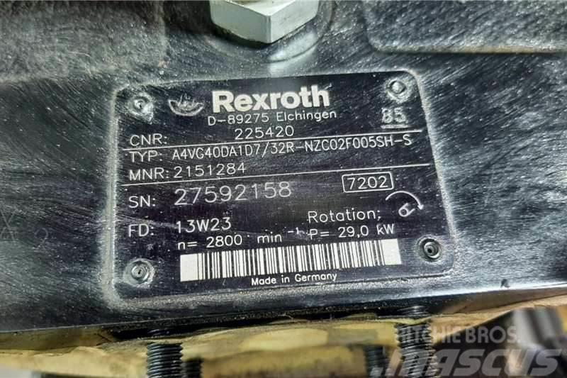 Rexroth Axial Piston Variable Pump A4VG40 Camion altro