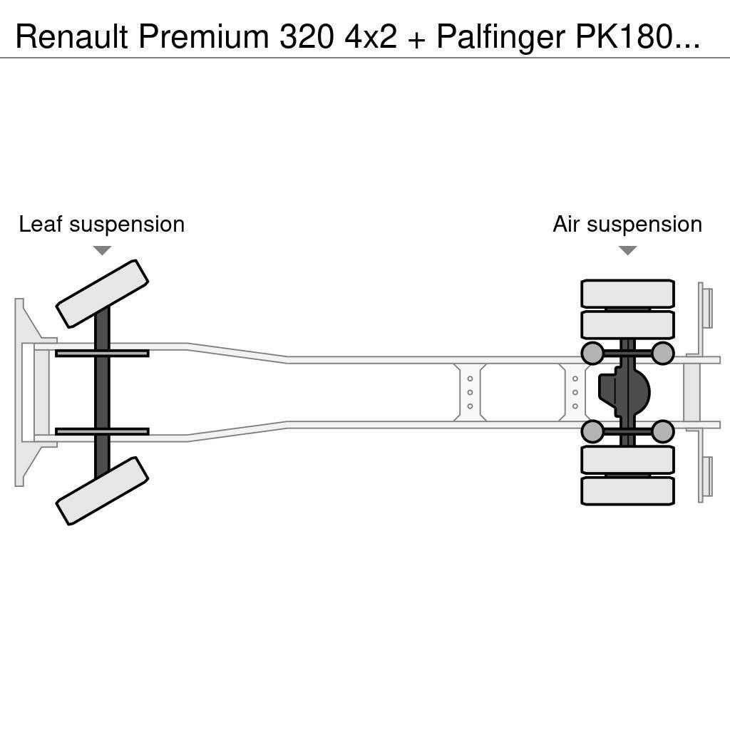 Renault Premium 320 4x2 + Palfinger PK18002-EH C (Year 201 Camion con gancio di sollevamento