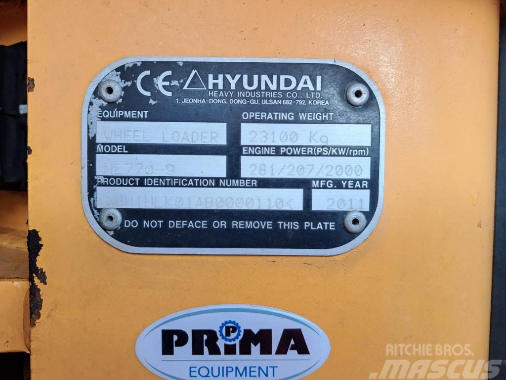 Hyundai HL770-9 Pale gommate