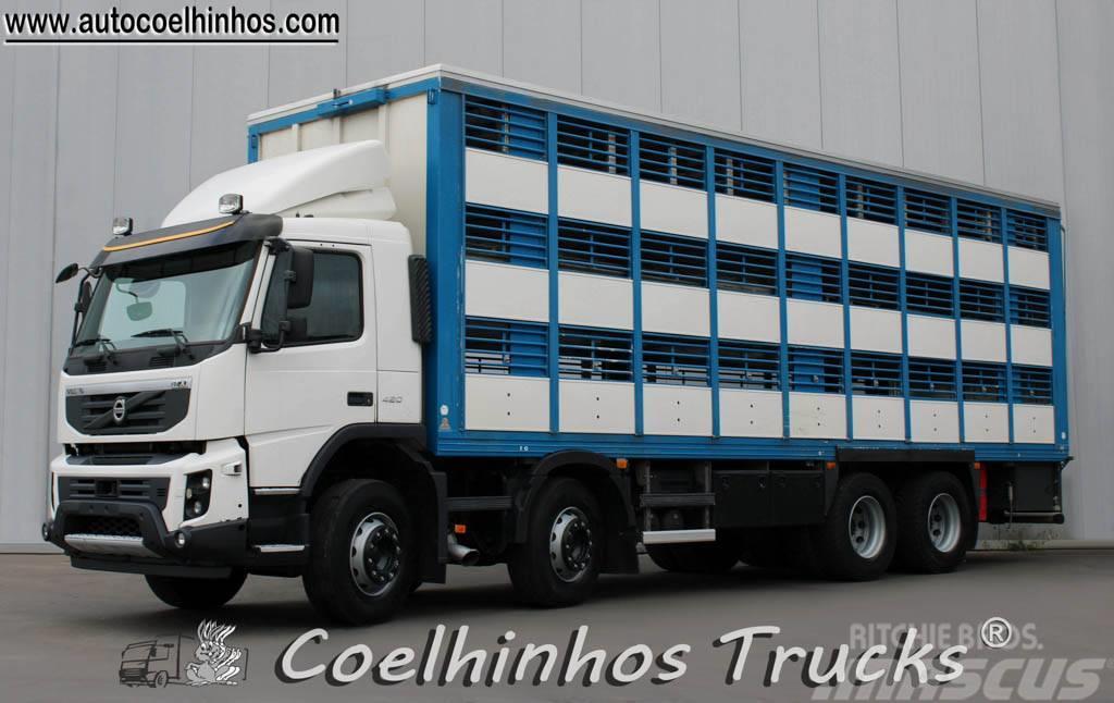 Volvo FMX 420 Camion per trasporto animali