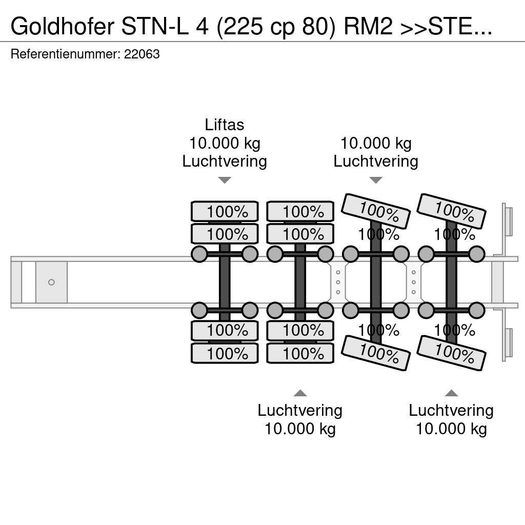 Goldhofer STN-L 4 (225 cp 80) RM2 >>STEPSTAR<< (CARGOPLUS® t Semirimorchi Ribassati