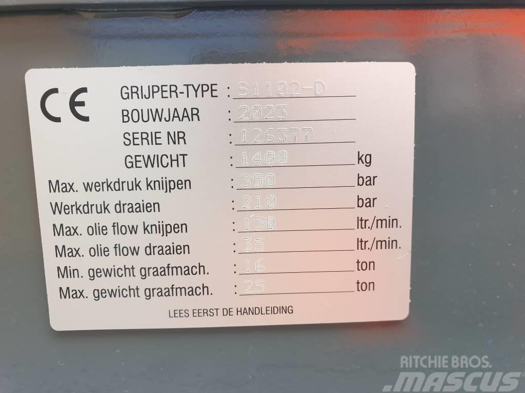 Zijtveld S1102-D sorting grapple cw40 Pinze