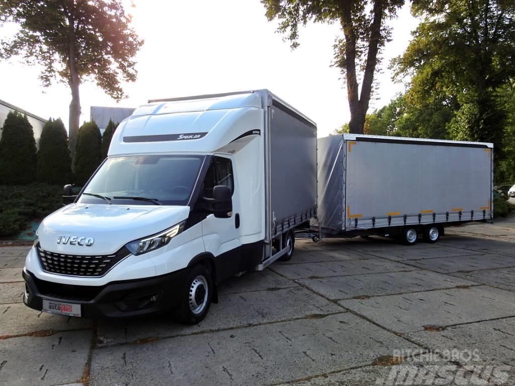 Iveco DAILY SET TARPAULIN WITH BLYSS TRAILER  18 PALLETS Cassonati