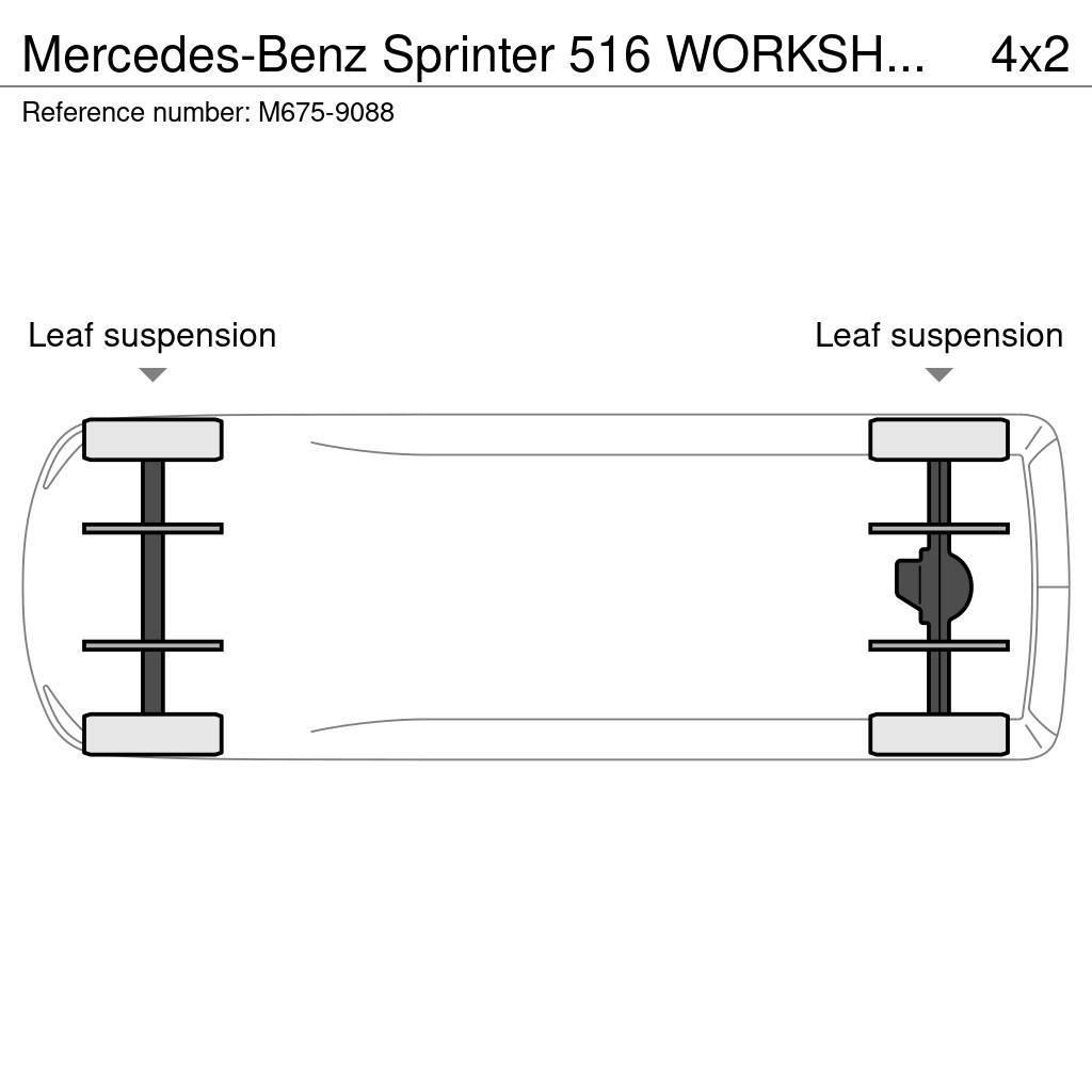 Mercedes-Benz Sprinter 516 WORKSHOP EQUIPMENT / BOX L=4559 mm Furgone chiuso