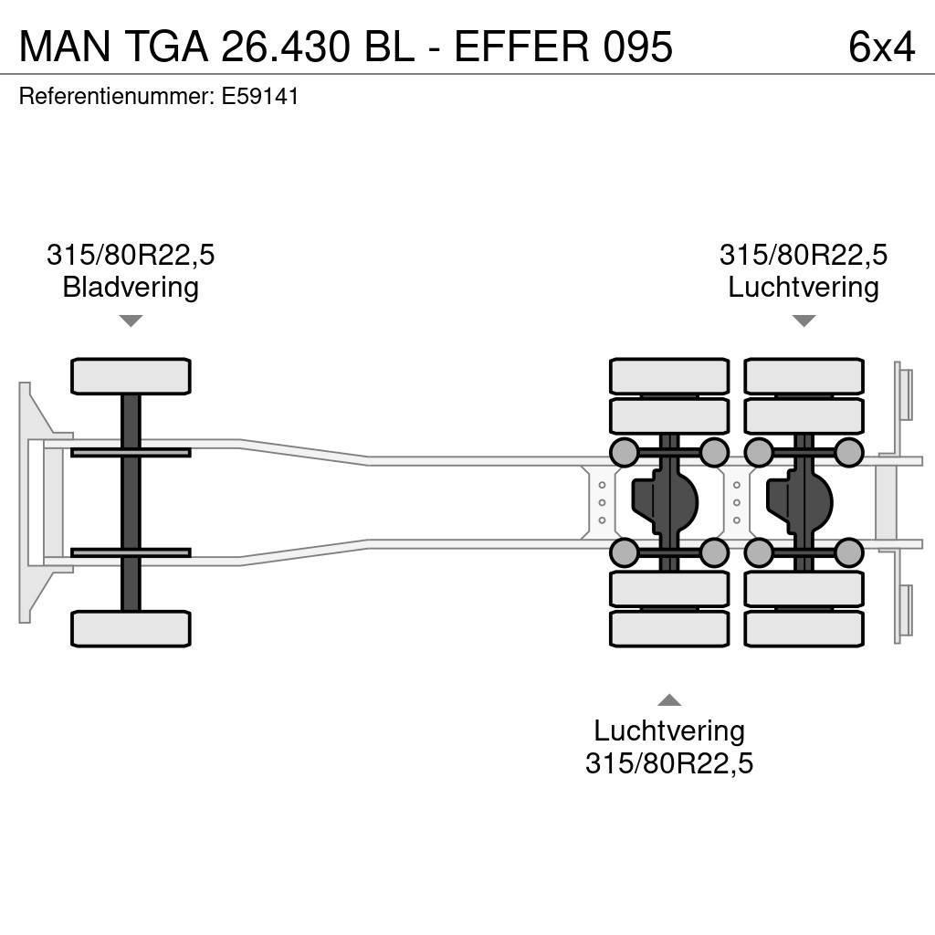 MAN TGA 26.430 BL - EFFER 095 Camion portacontainer