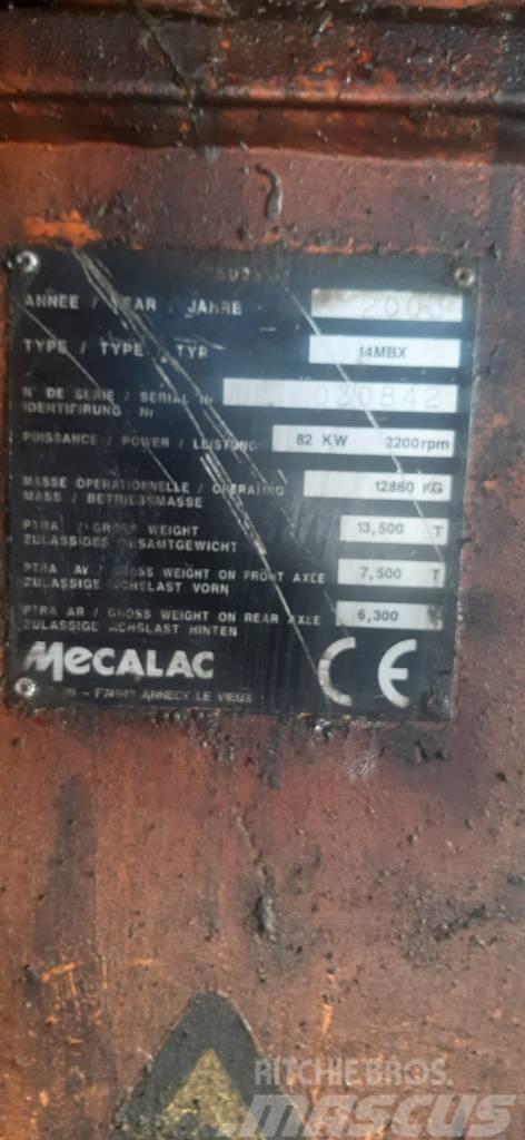 Mecalac 14MBXAR Rail Road Excavator Manutenzione ferroviaria
