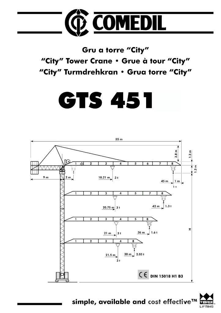 Comedil GTS 451 Gru a torre