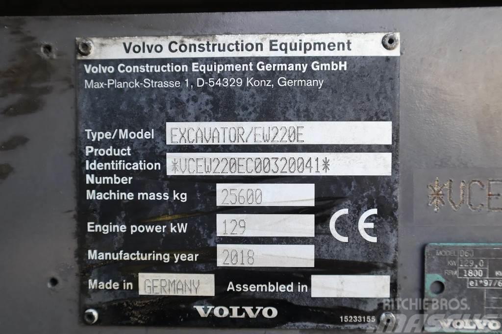Volvo EW 220 E | TILTROTATOR | BUCKET | 2-PIECE | BSS Escavatori gommati
