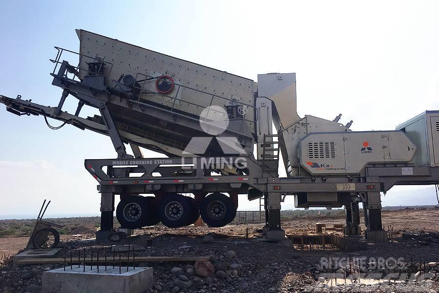 Liming KF1214 Mobile Impact Crusher With Screen Frantoi mobili
