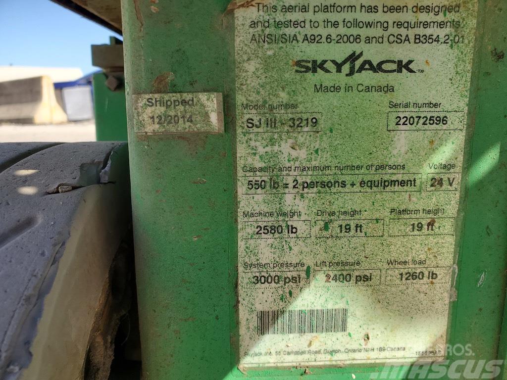 SkyJack SJ111-3219 Piattaforme a pantografo