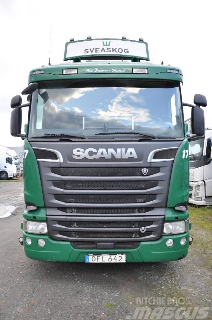 Scania R520 8X4 Euro 6 Camion trasporto legname