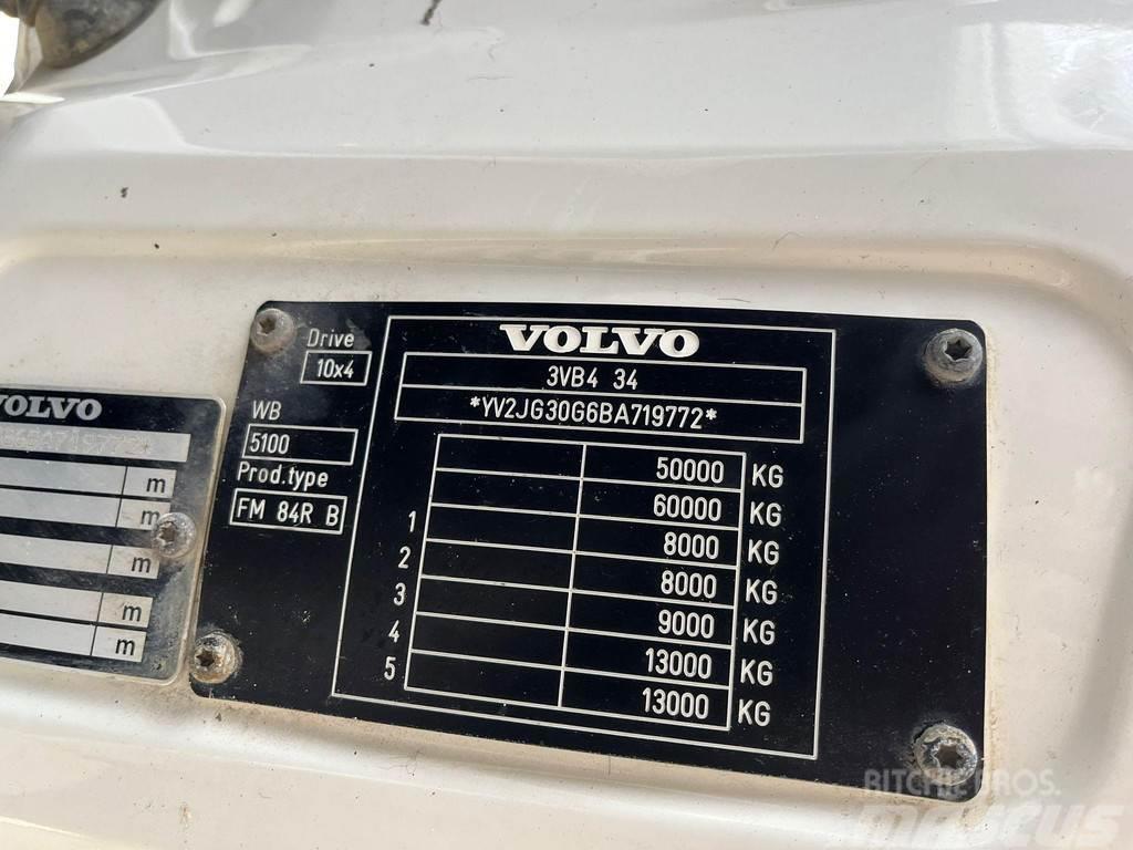 Volvo FMX 500 10x4 RETARDER / FULL STEEL / BOX L=6358 mm Camion ribaltabili