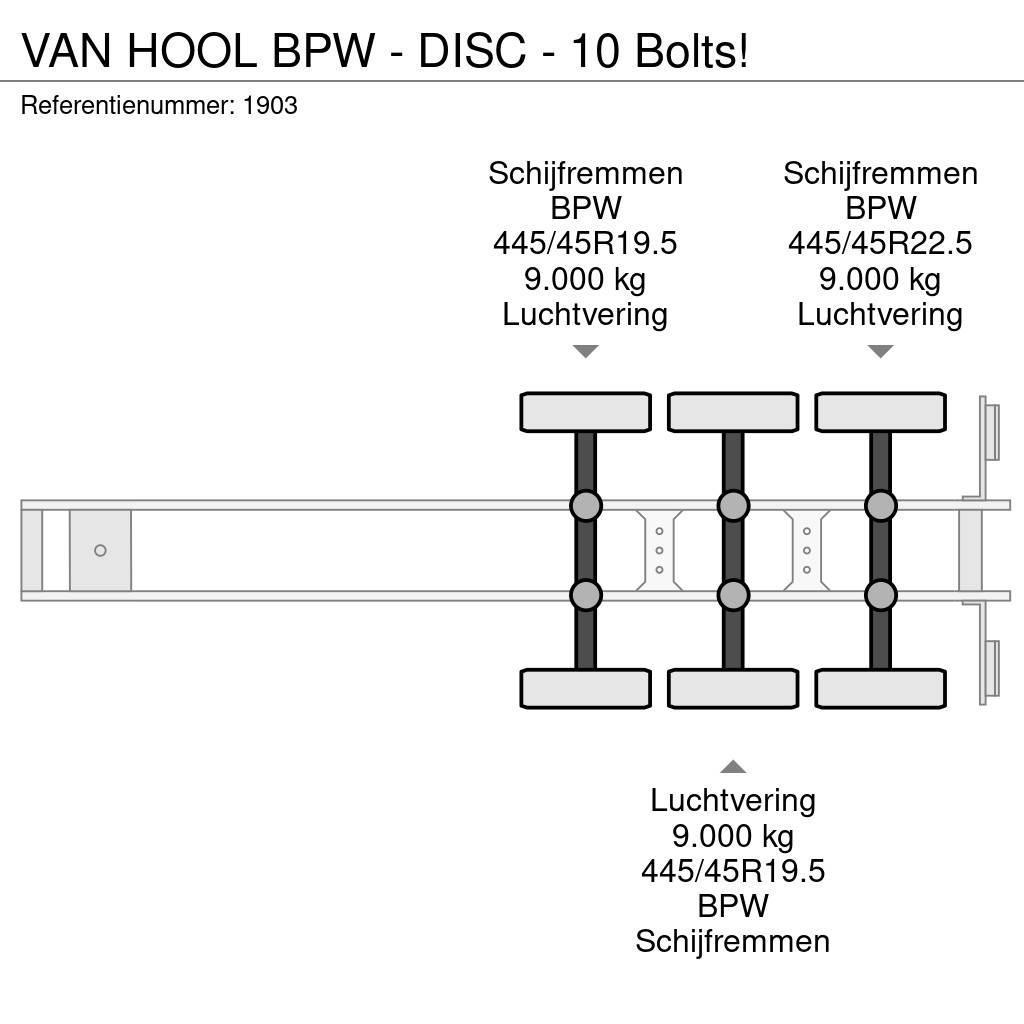 Van Hool BPW - DISC - 10 Bolts! Semirimorchi tautliner