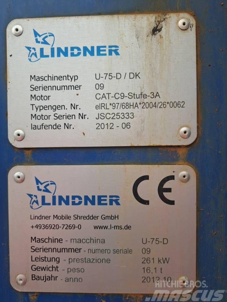 Lindner U75D Trituratori di rifiuti