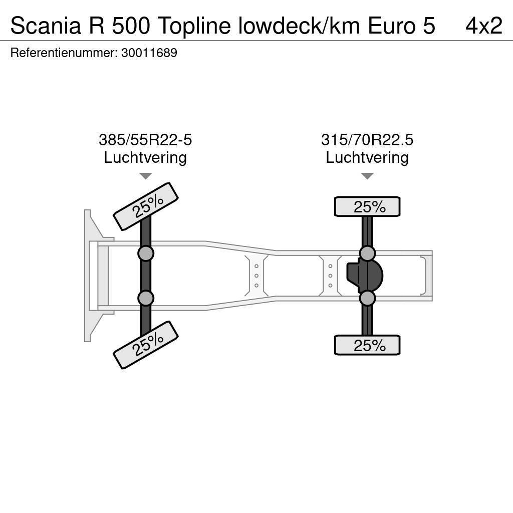 Scania R 500 Topline lowdeck/km Euro 5 Motrici e Trattori Stradali