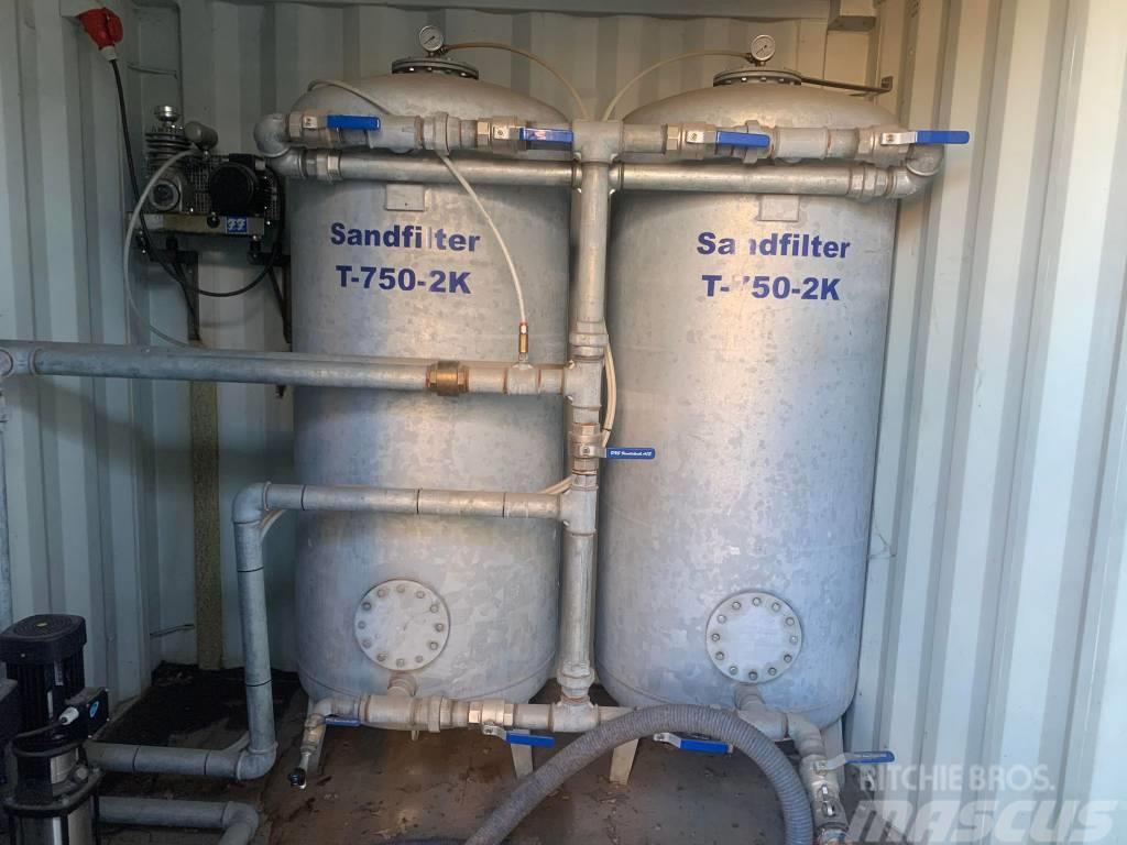  Mobil water treatment plant container 5 foot Mobil Impianto per rifiuti