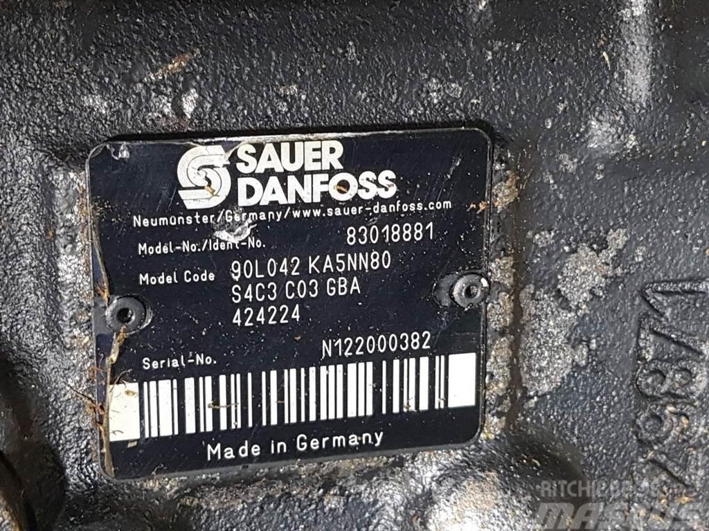 Sauer Danfoss 90L042KA5NN80S4C3-83018881-Drive pump/Fahrpumpe Componenti idrauliche