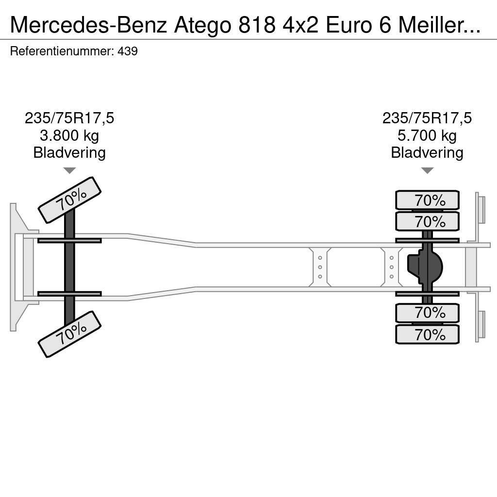Mercedes-Benz Atego 818 4x2 Euro 6 Meiller 3 Seitenkipper 2 Piec Camion ribaltabili