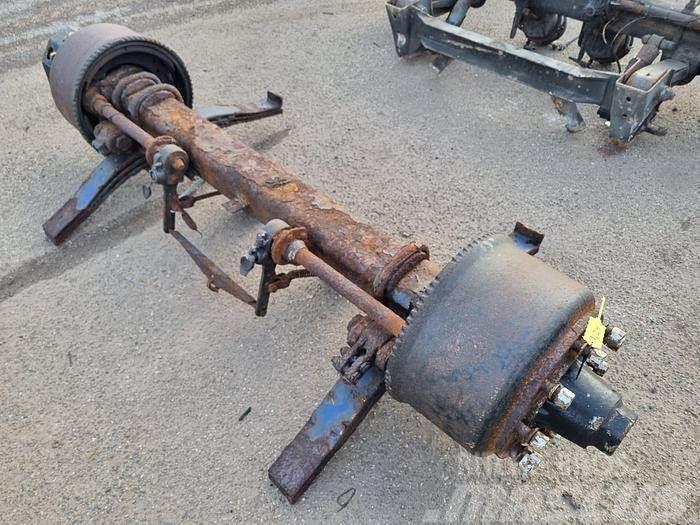 BPW HEAVY DUTY SINGLE TIRE AXLE WITH STEEL SPRINGS. DR Assi