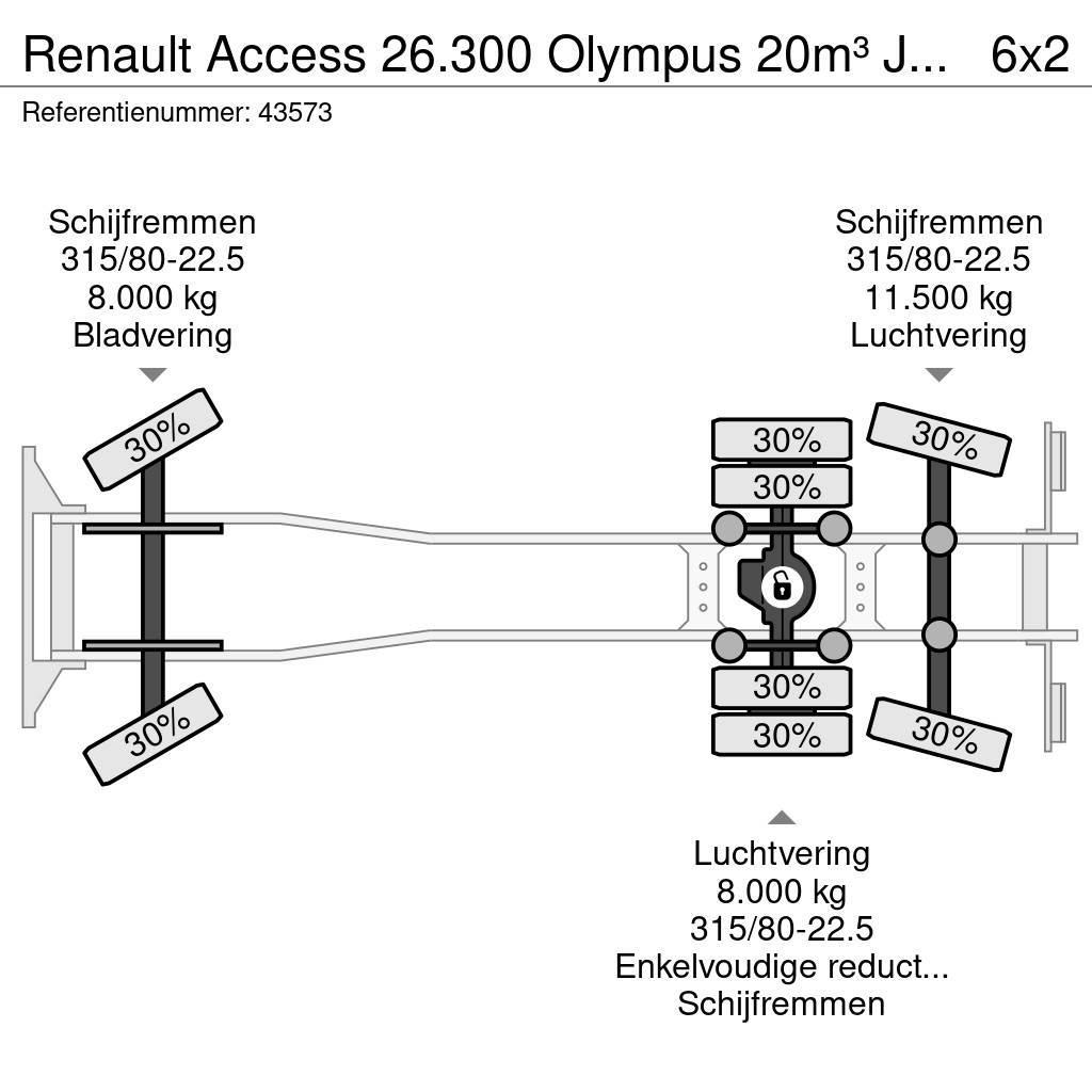 Renault Access 26.300 Olympus 20m³ Just 187.041 km! Camion dei rifiuti