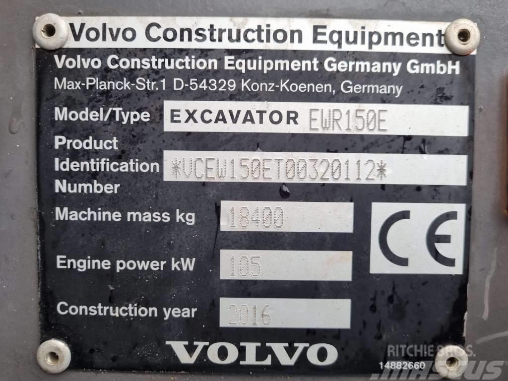 Volvo EWR 150 E Escavatori gommati
