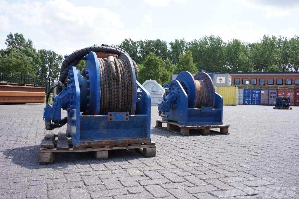  DÉGRA 20 ton Hydraulic Tugger Winch Argani idraulici