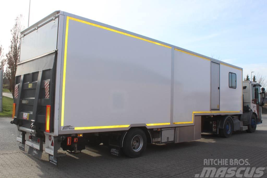 AMT CI100 - Nedbygget isoleret City BOX trailer M/lift Semirimorchi a cassone chiuso