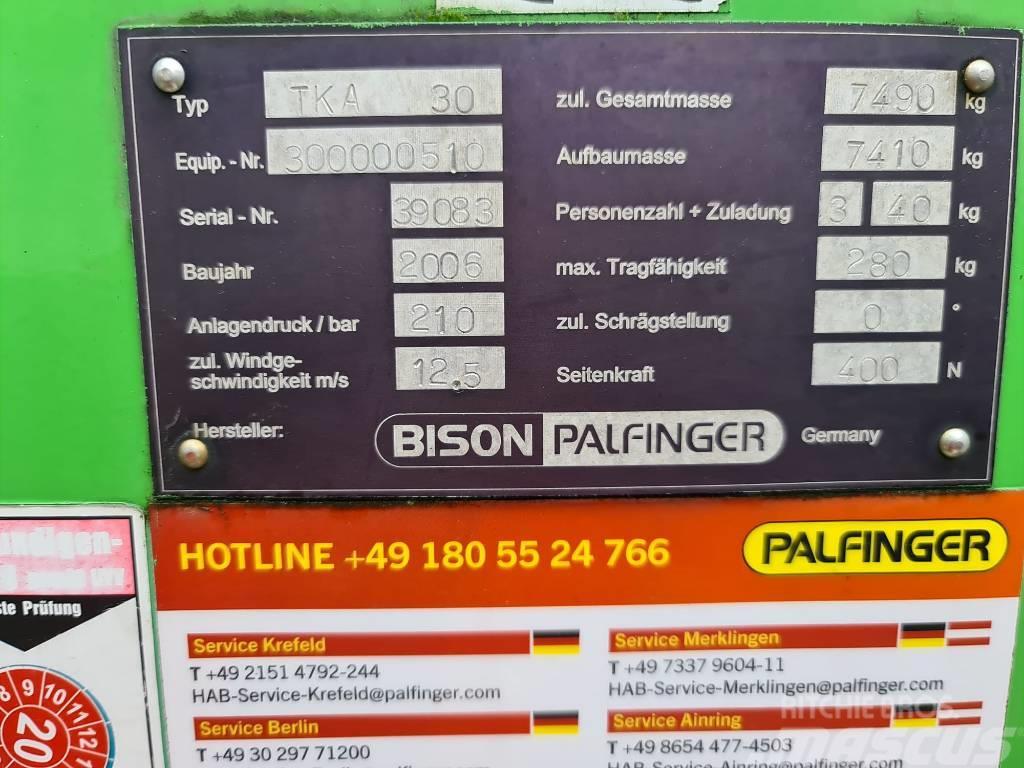  Bison-Palfinger TKA 30 KS Piattaforme autocarrate