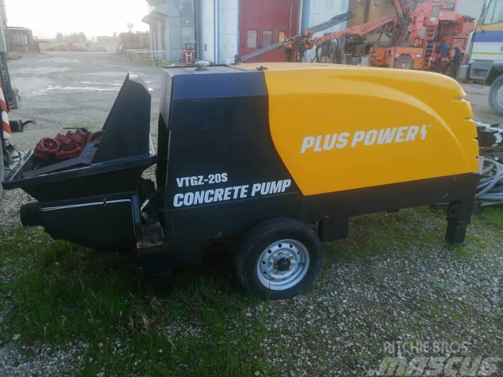  Plus Power VTGZ 20S Pompe per calcestruzzo carrellate