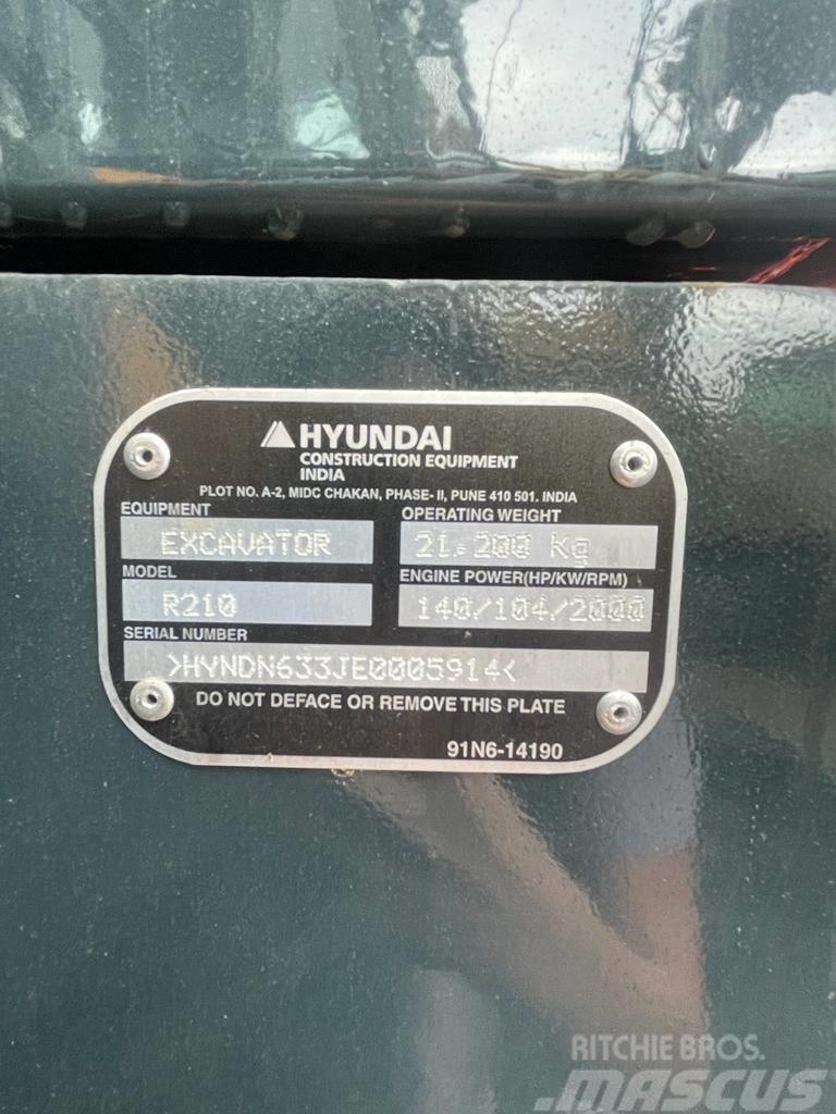 Hyundai R210 Escavatori cingolati
