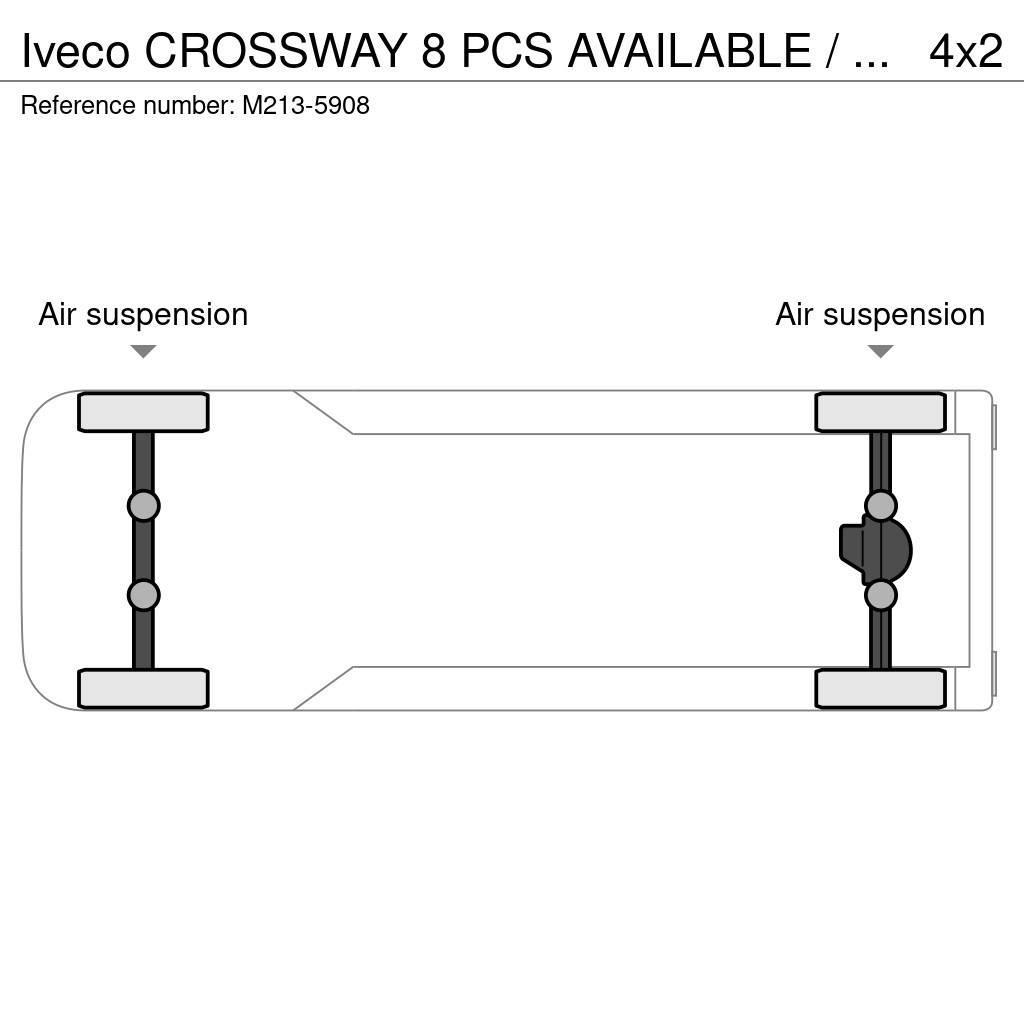 Iveco CROSSWAY 8 PCS AVAILABLE / EURO EEV / 44 SEATS + 3 Autobus interurbani