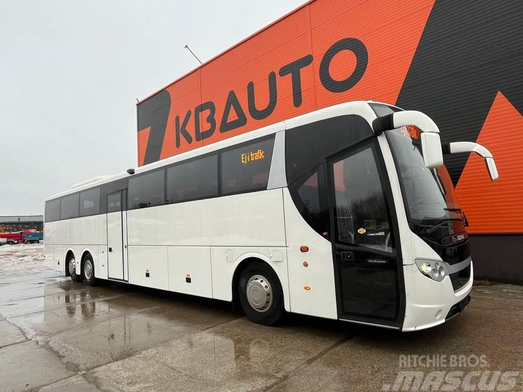 Scania K 340 6x2*4 55 SEATS / AC / AUXILIARY HEATER / WC Autobus da turismo