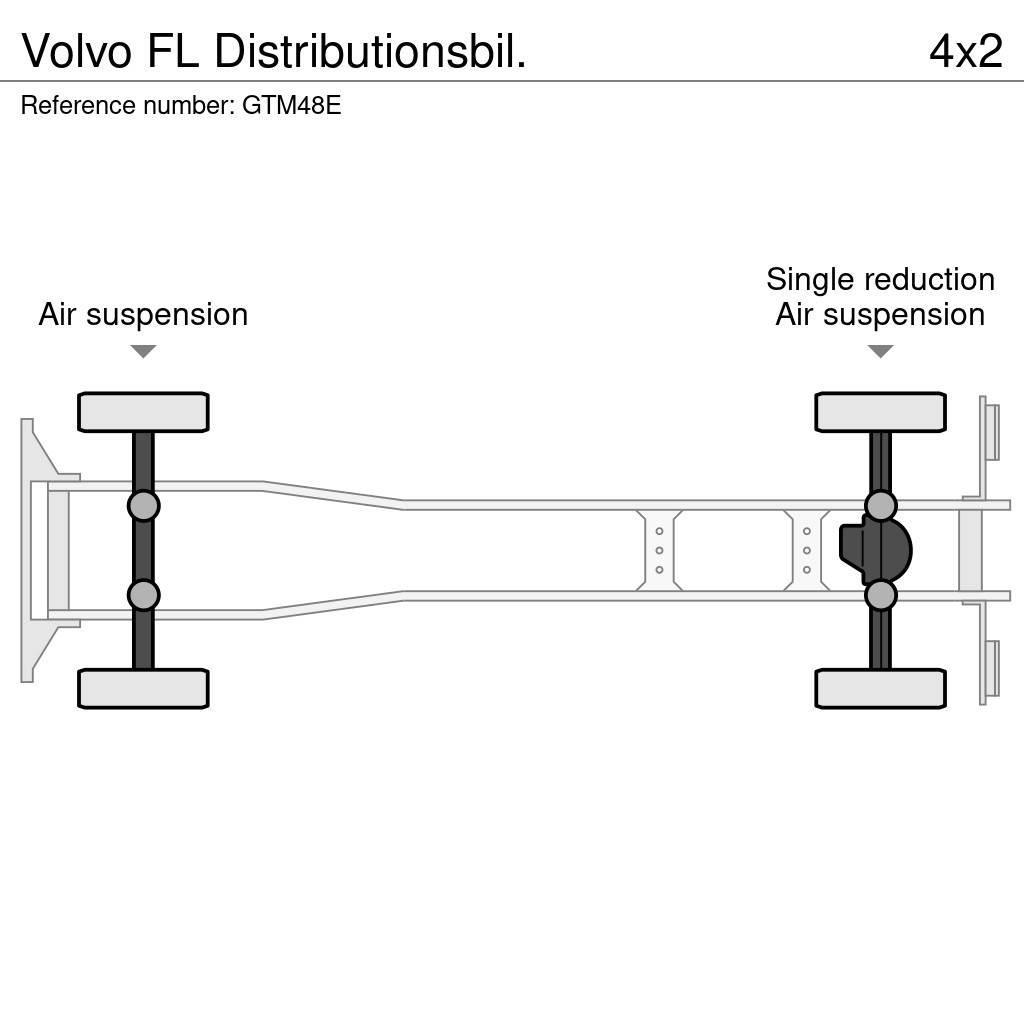 Volvo FL Distributionsbil. Camion cassonati