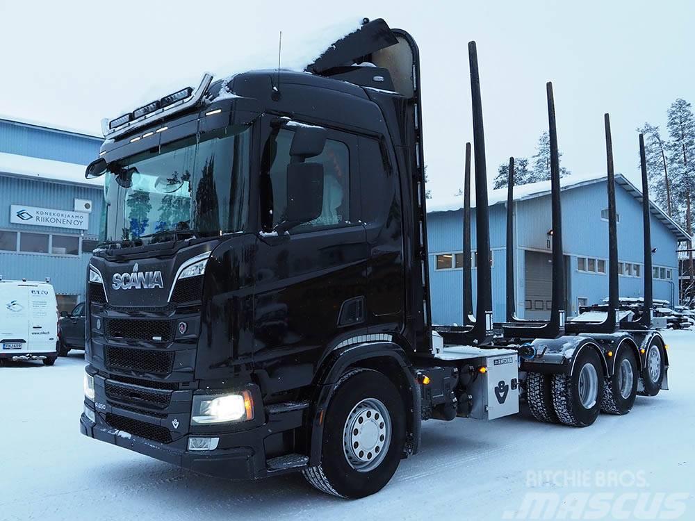 Scania R 650 Camion trasporto legname