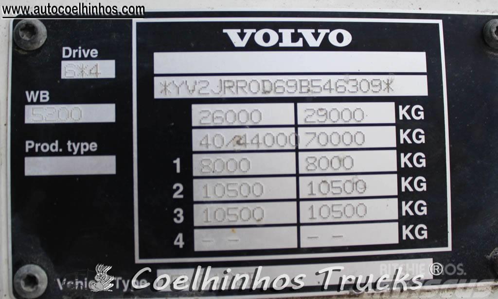 Volvo FM13 - 360 + Hiab 166XS-5 Camion con sponde ribaltabili