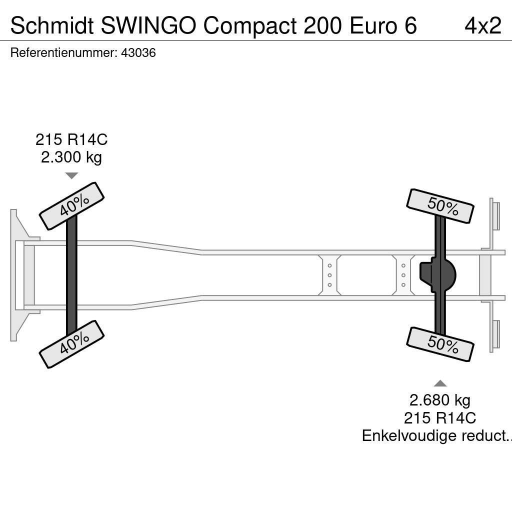 Schmidt SWINGO Compact 200 Euro 6 Autocarro spazzatrice
