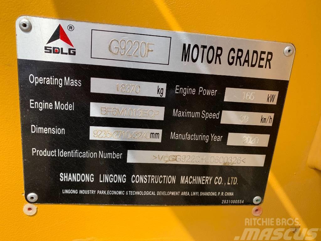 SDLG G 9220 Motorgraders