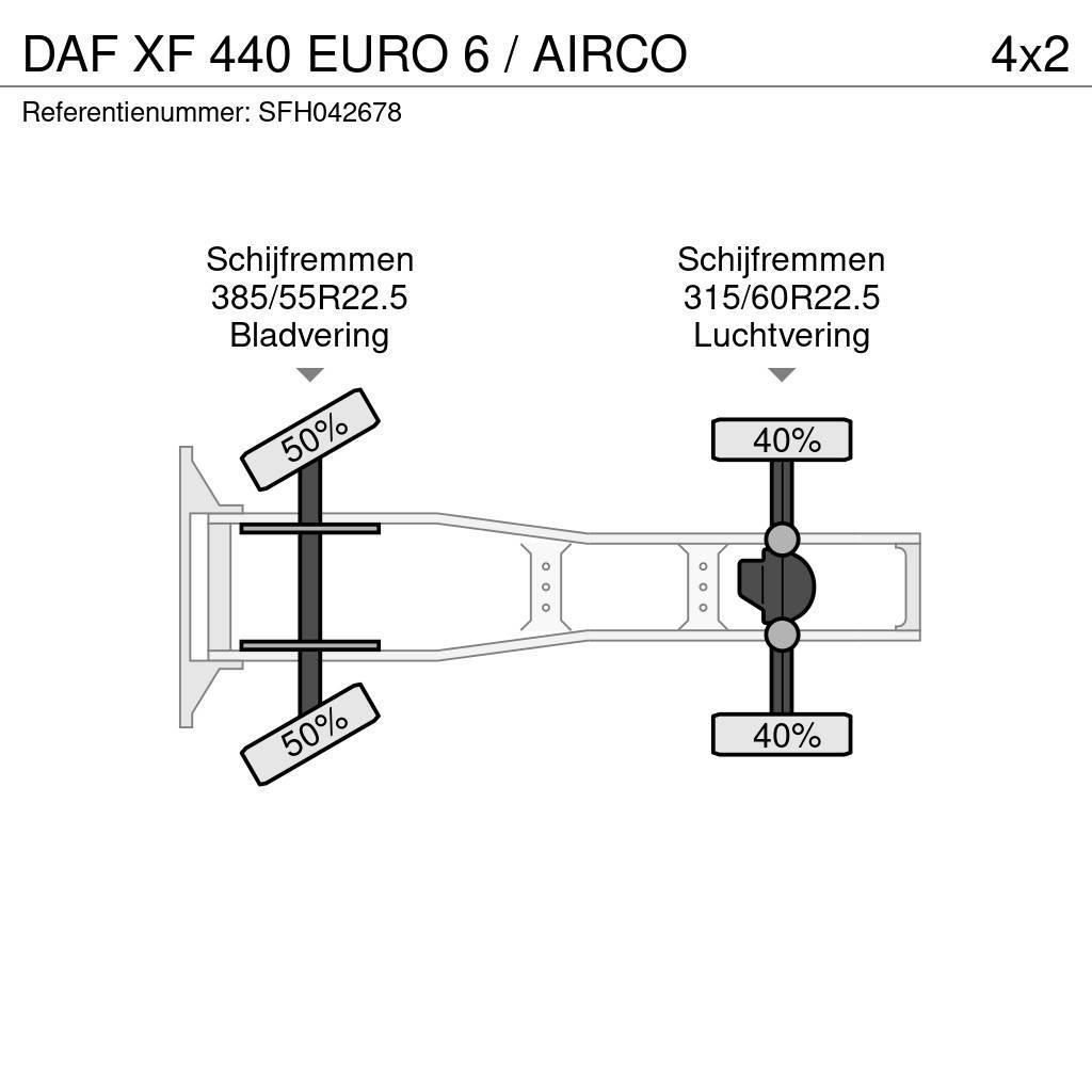 DAF XF 440 EURO 6 / AIRCO Motrici e Trattori Stradali