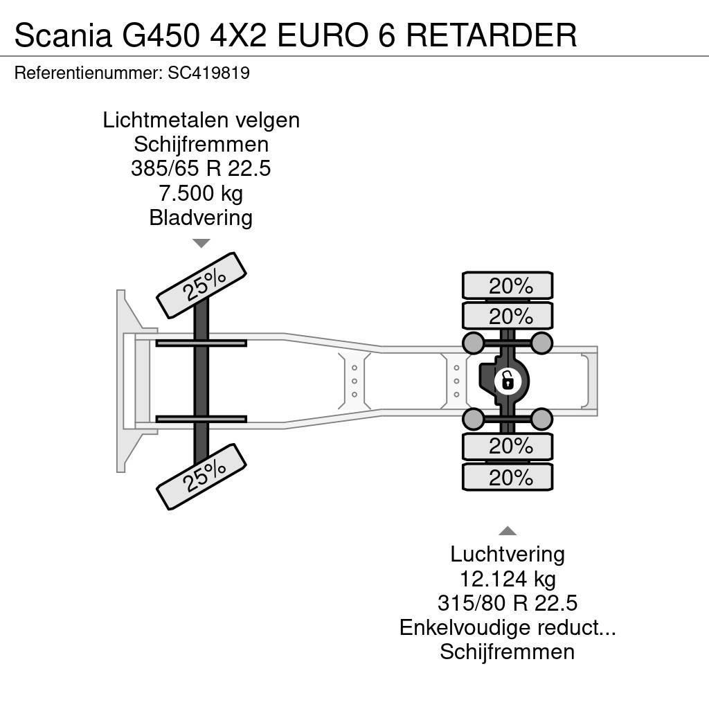 Scania G450 4X2 EURO 6 RETARDER Motrici e Trattori Stradali