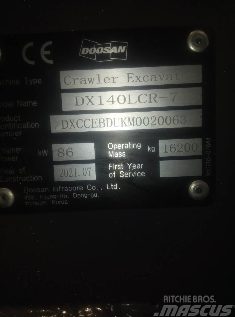 Doosan DX140LCR-7 Escavatori cingolati