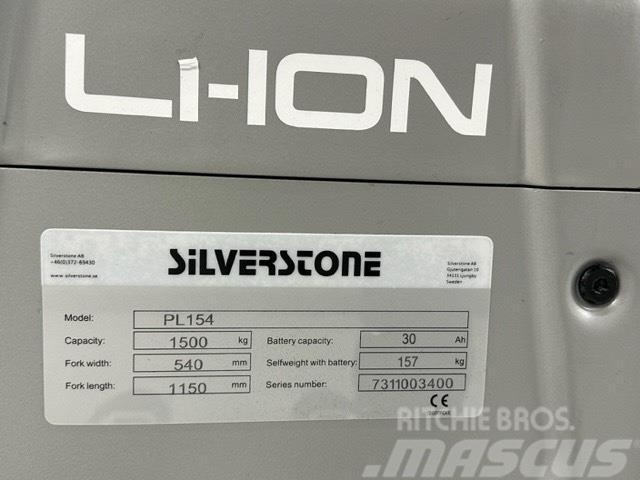 Silverstone PL154 Transpallet elettrici a timone