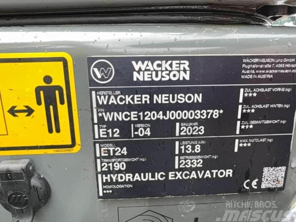 Wacker Neuson ET 24 Miniescavatori