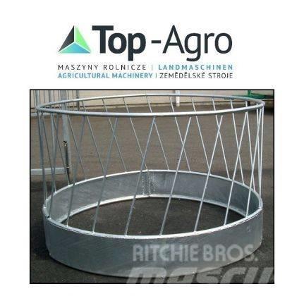 Top-Agro (RRF24) Round feeder, galvanized for 24 sheep, NEW Alimentatori per animali