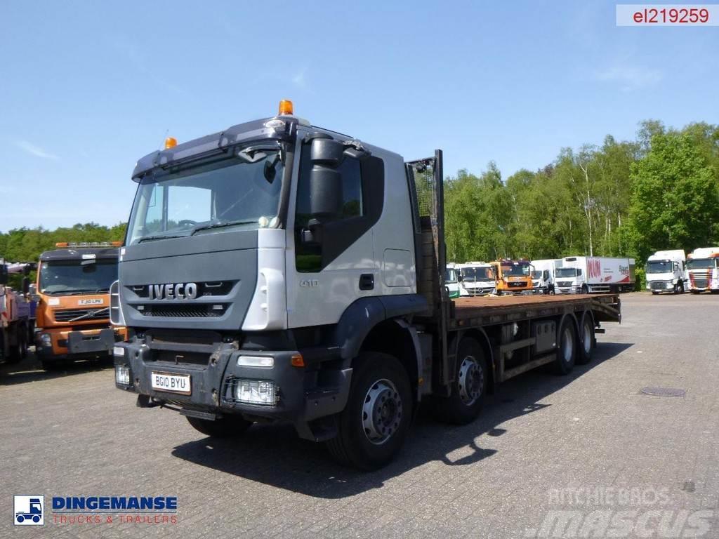 Iveco AT340T41 8x4 RHD chassis / platform Camion con sponde ribaltabili