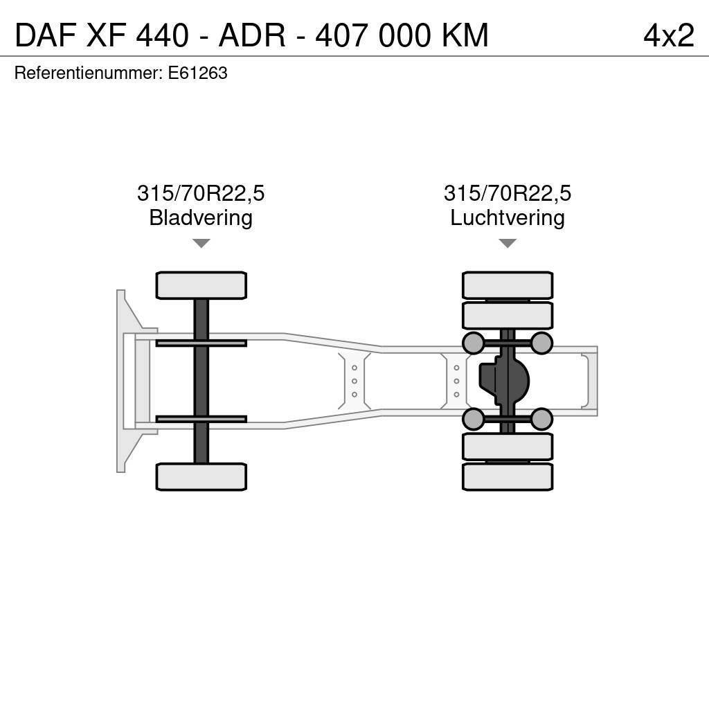 DAF XF 440 - ADR - 407 000 KM Motrici e Trattori Stradali