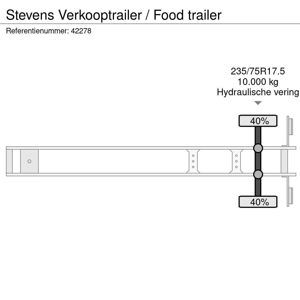 Stevens Verkooptrailer / Food trailer Semirimorchi a temperatura controllata