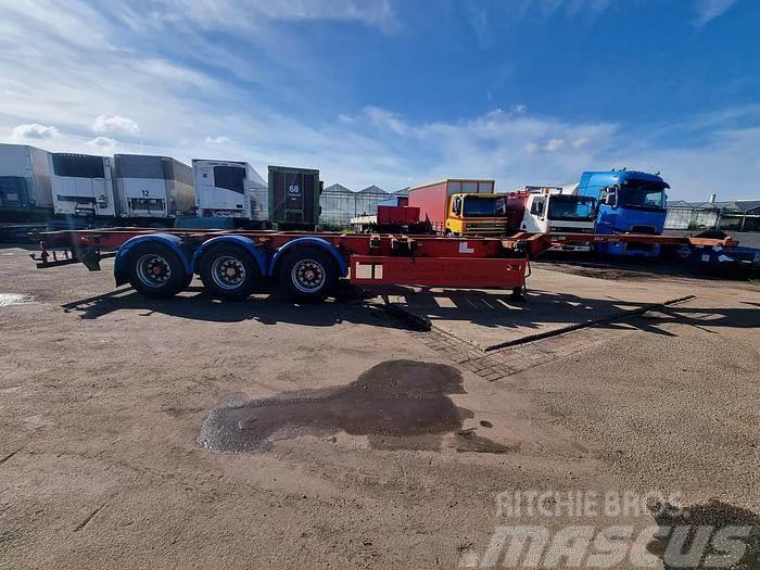  Dennisson 3 AXLE CONTAINER CHASSIS 40 FT 2X20 FT 3 Semirimorchi portacontainer