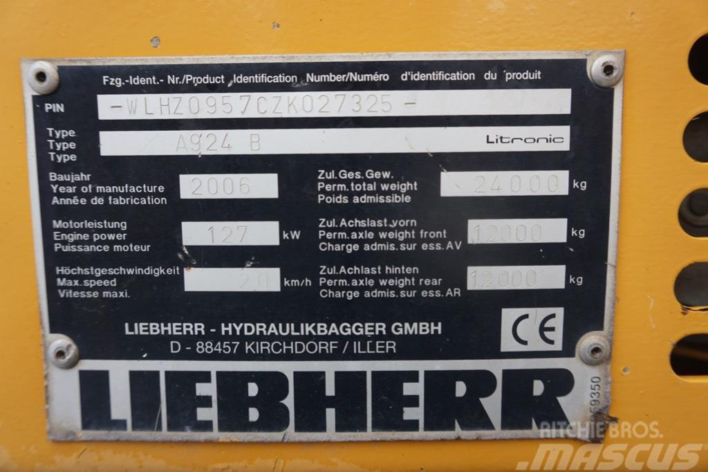 Liebherr A 924 B Litronic Movimentazione rifiuti